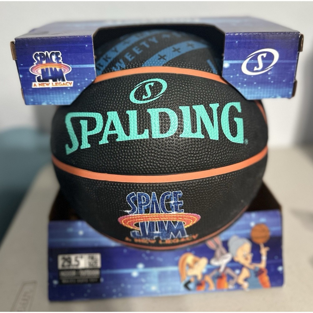 ⚡RARE⚡SPALDING Space Jam Tune Squad 29.5" Space Jam Basketball Ball NEW in Box🏀 - Picture 9 of 15